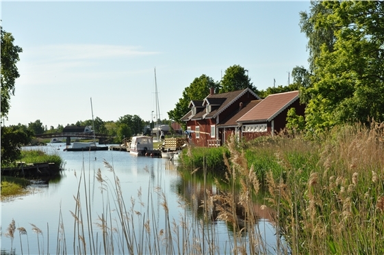 Norrån mot klubbhuset